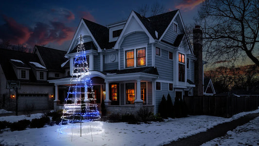 Choinki LED-owe zewnętrzne – nowoczesna magia świąt z Twinkly Light Tree 3D