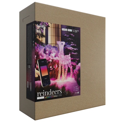 Twinkly 3D Rentier Hirschkuh