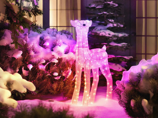 Twinkly 3D Rentier Hirschkuh