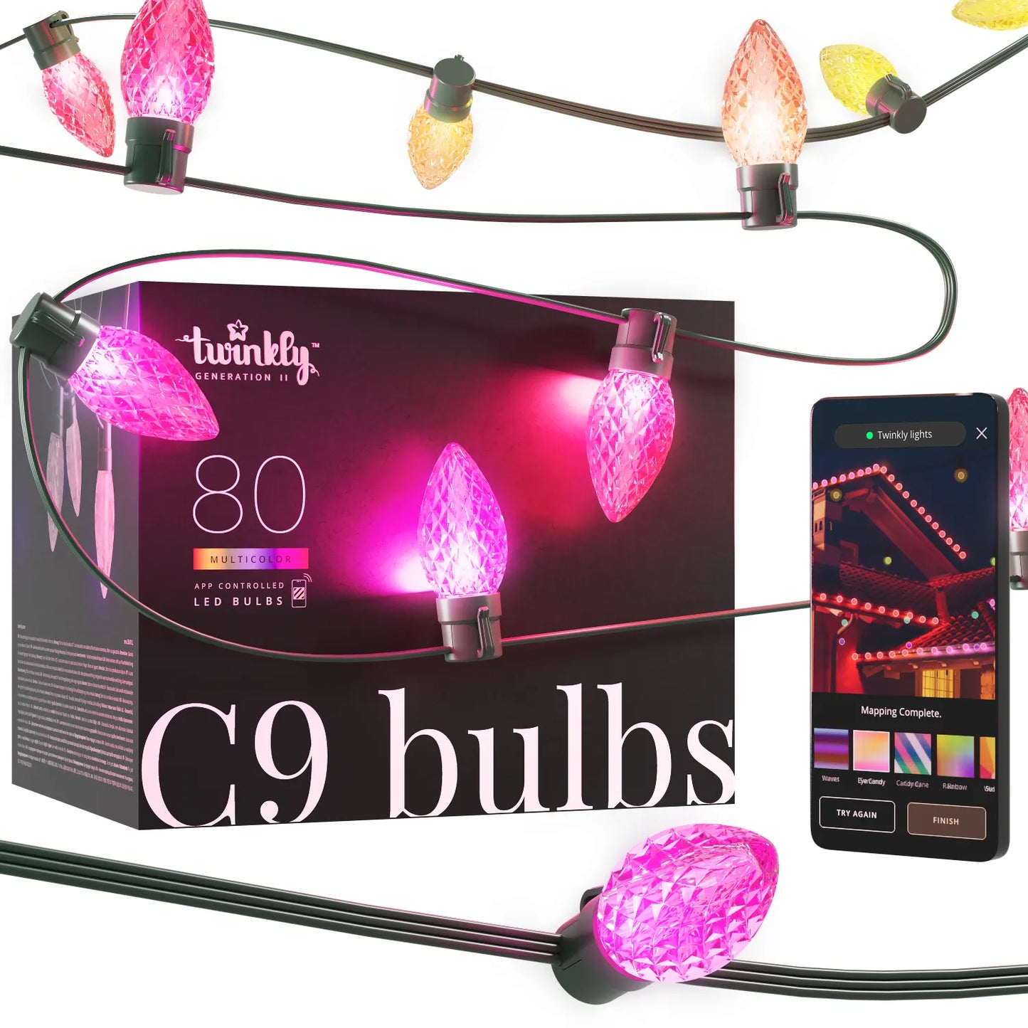 Twinkly C9-Glühbirnen