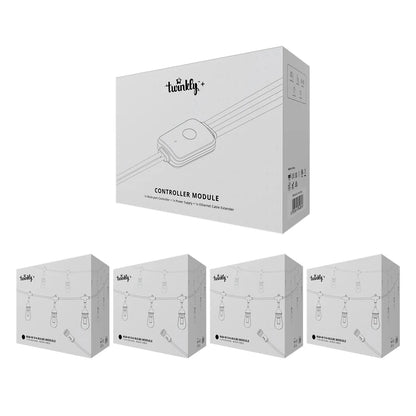 Twinkly Plus S14 Glühbirnen-Set mit 160 LEDs, 80 m, Controller